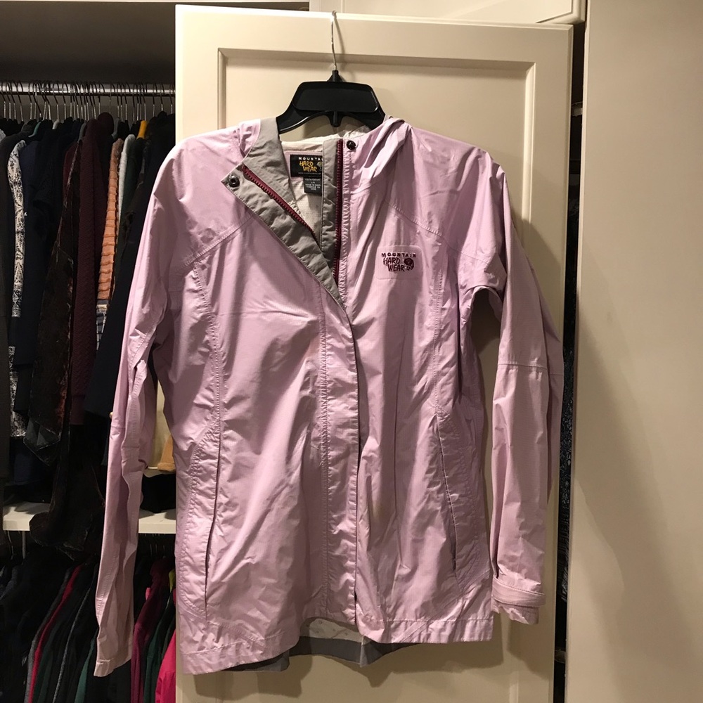 mountain hardware hooded rain jacket